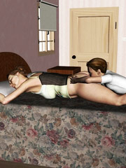 Two bros roughly bang their brother`s ass-hole and then cum his face