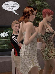 Dreamboat teenage candy sucks and rides her daddy`s cock like a pro whore