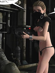 Ripe bitches in dick hardening 3d incest action threesome