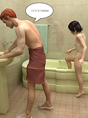 Exciting and dirty gang-bang with police and sexy girl in train roomette